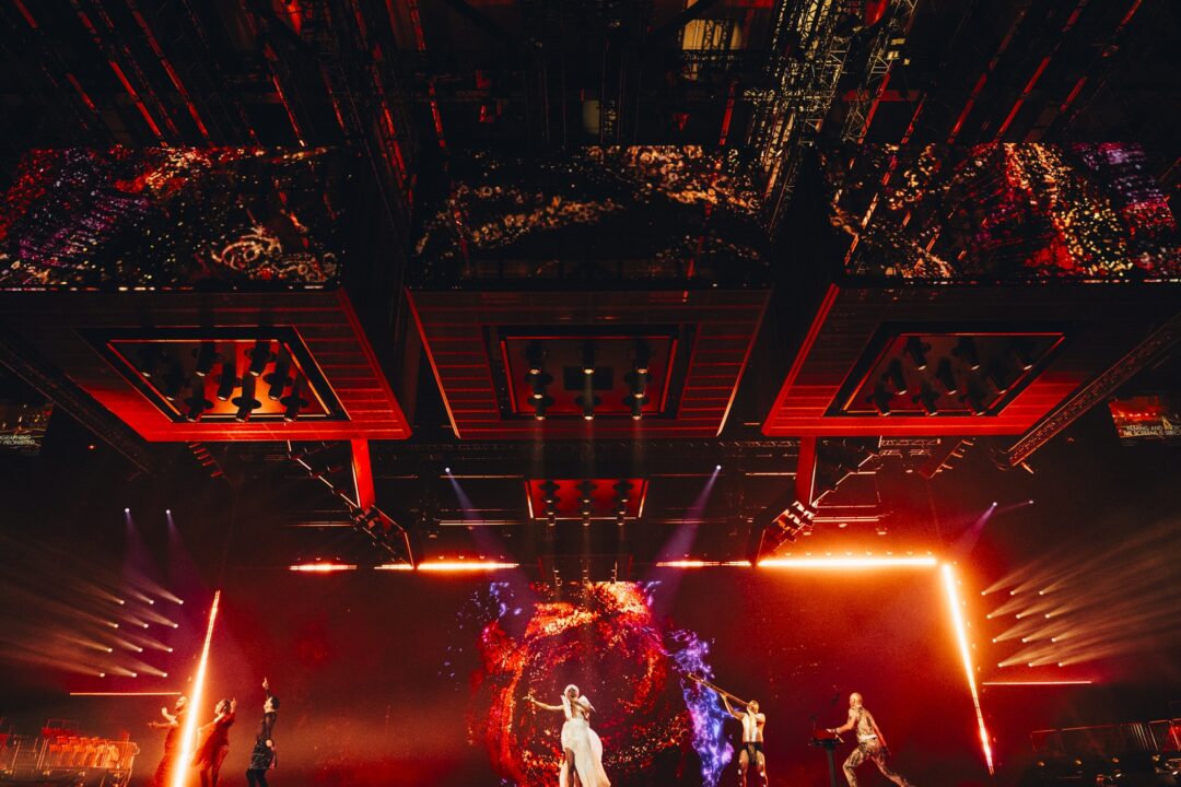 Electric Fields en su segundo ensayo individual en Eurovisión 2024 | Imagen: Sarah Louise Bennett - EBU