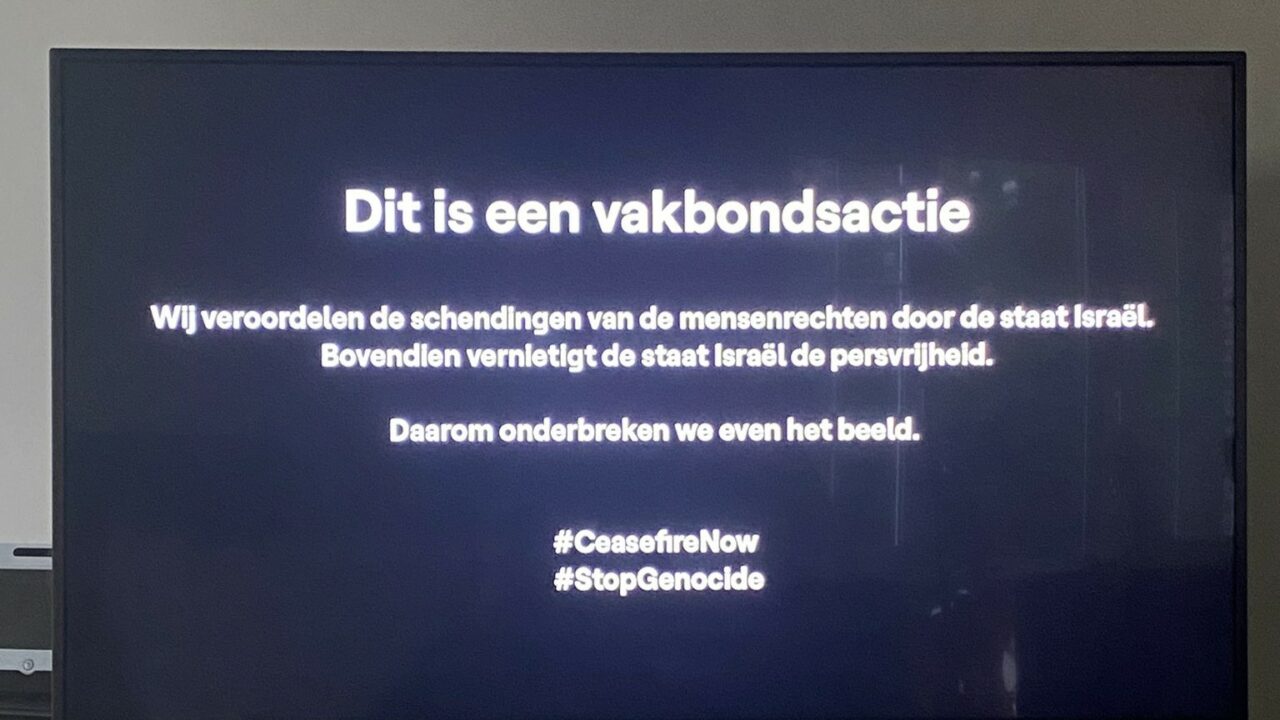 La televisión flamenca belga (VRT) interrumpe el inicio de la emisión de la segunda semifinal de Eurovisión 2024 momentáneamente con un mensaje en apoyo al pueblo palestino