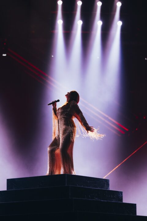 Hera Björk en su segundo ensayo individual en Eurovisión 2024 | Imagen: Sarah Louise Bennett - EBU