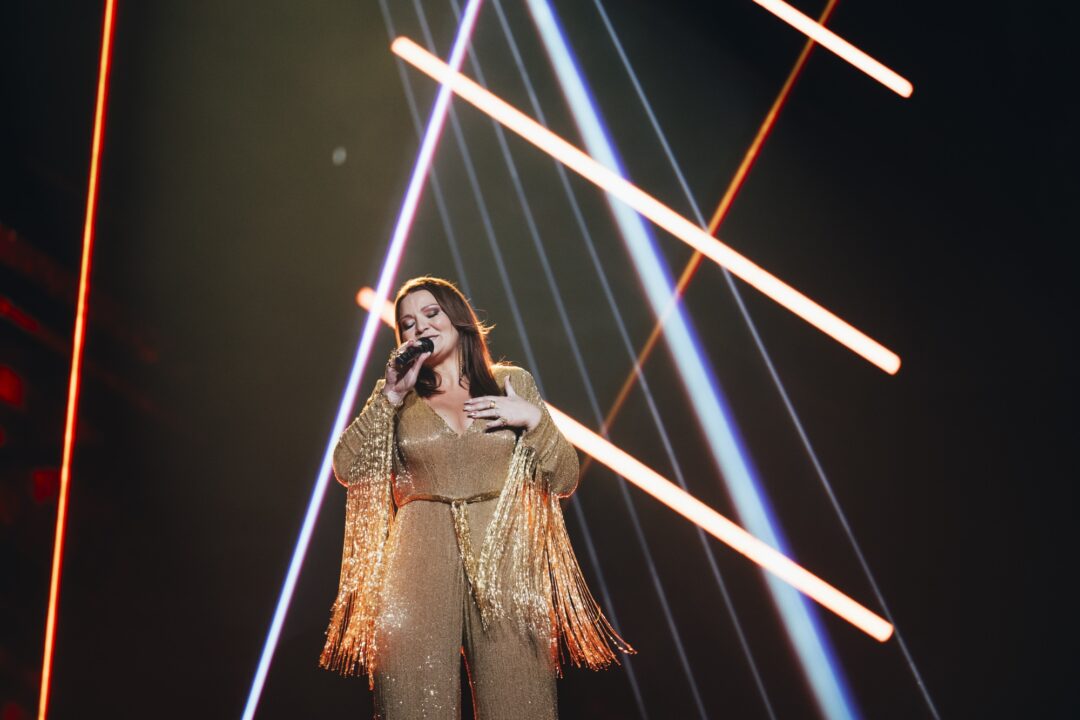 Hera Björk en su segundo ensayo individual en Eurovisión 2024 | Imagen: Sarah Louise Bennett - EBU