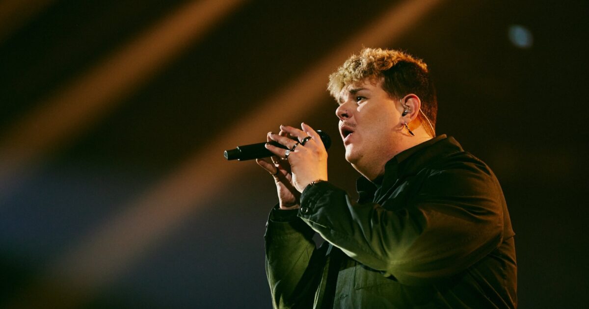 Isaak en su segundo ensayo individual en Eurovisión 2024 | Imagen: Alma Bengtsson – EBU