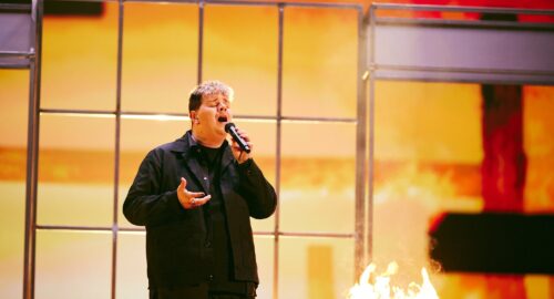 Galería: Isaak (Alemania) emociona con su segundo ensayo individual en el Malmö Arena