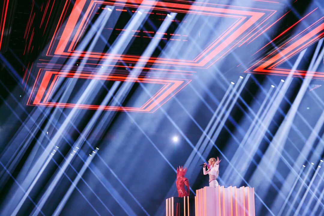 Luna en su segundo ensayo individual en Eurovisión 2024 | Imagen: Alma Bengtsson - EBU