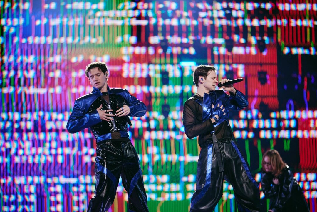 Marcus & Martinus en su primer ensayo individual en Eurovisión 2024 | Imagen: Alma Bengtsson - EBU