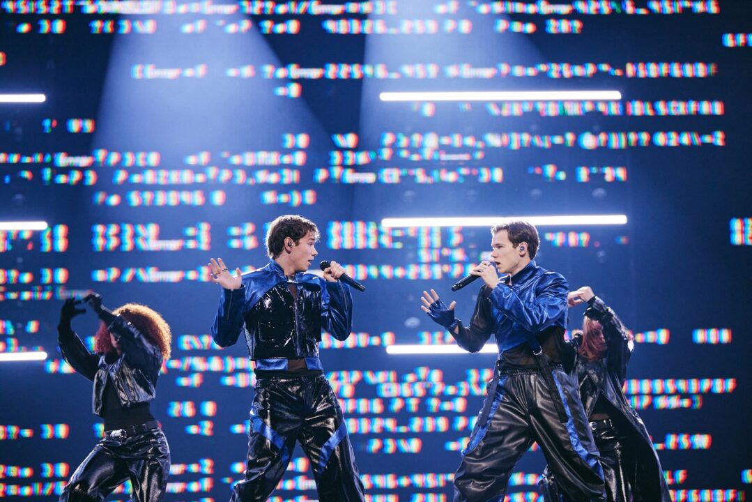Marcus & Martinus en su primer ensayo individual en Eurovisión 2024 | Imagen: Alma Bengtsson - EBU