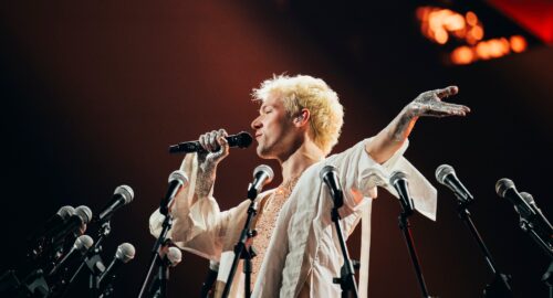 Galería: Mustii (Bélgica) realiza su segundo ensayo individual para Eurovisión 2024