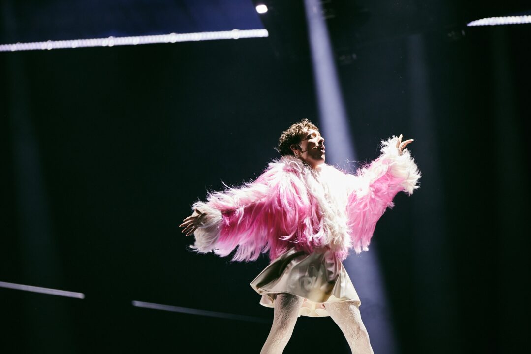 Nemo en su segundo ensayo individual en Eurovisión 2024 | Imagen: Alma Bengtsson - EBU