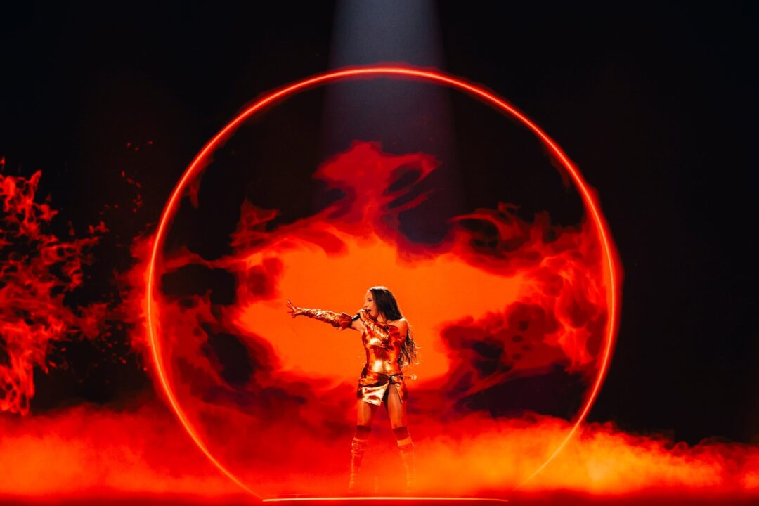 Nutsa Buzaladze en su segundo ensayo individual en Eurovisión 2024 | Imagen: Sarah Louise Bennet - EBU