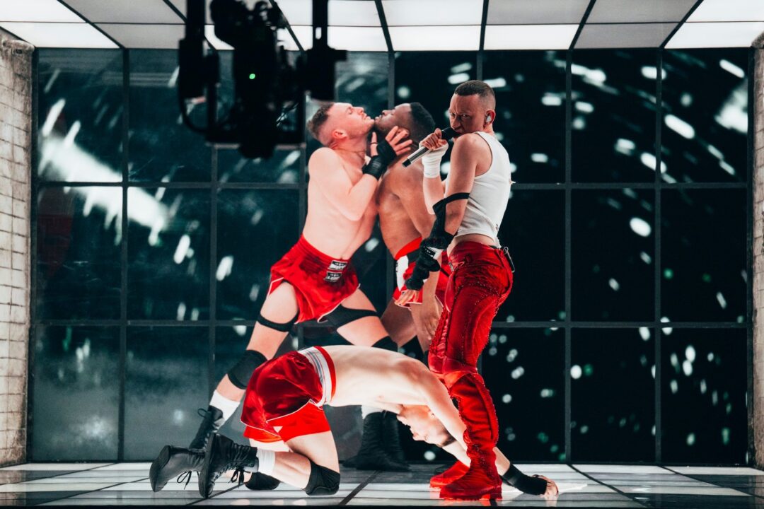 Olly Alexander en su primer ensayo individual en Eurovisión 2024 | Imagen: Sarah Louise Bennet - EBU