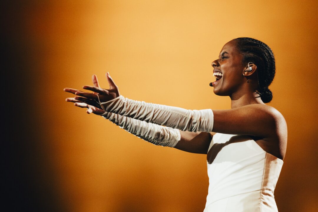 Saba en su segundo ensayo individual en Eurovisión 2024 | Imagen: Sarah Louise Bennet - UER
