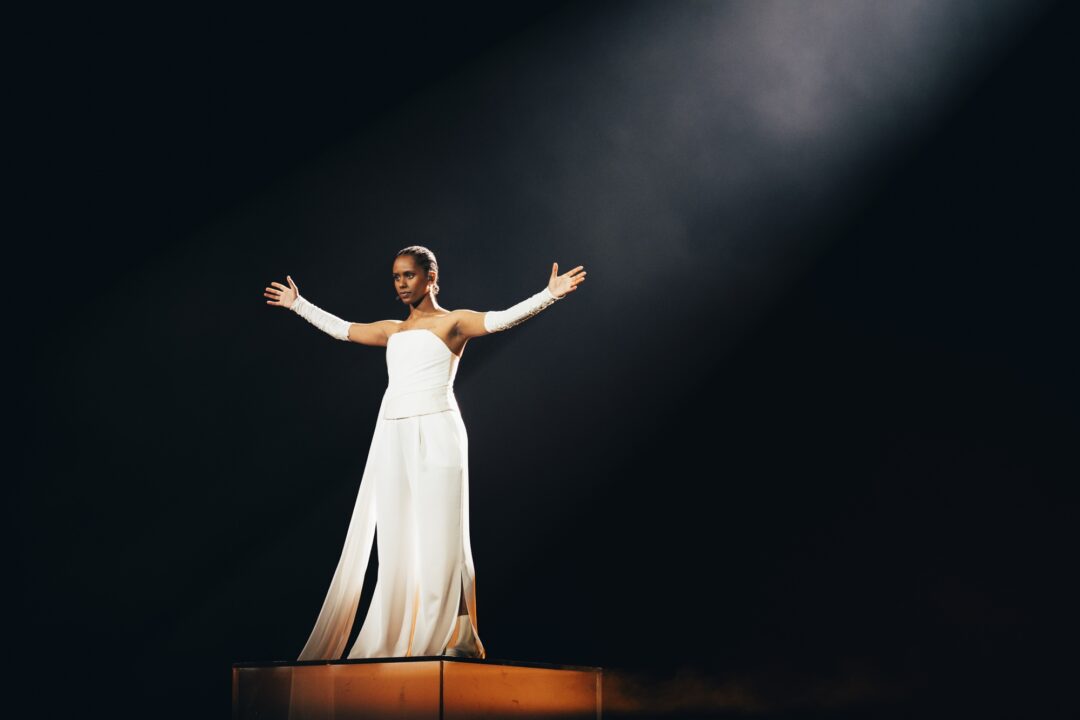 Saba en su segundo ensayo individual en Eurovisión 2024 | Imagen: Sarah Louise Bennet - UER
