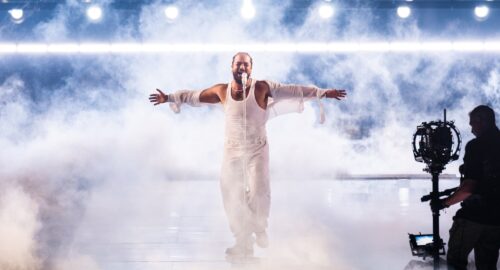 Galería: Slimane (Francia) hipnotiza el Malmö Arena en su primer ensayo individual para Eurovisión 2024