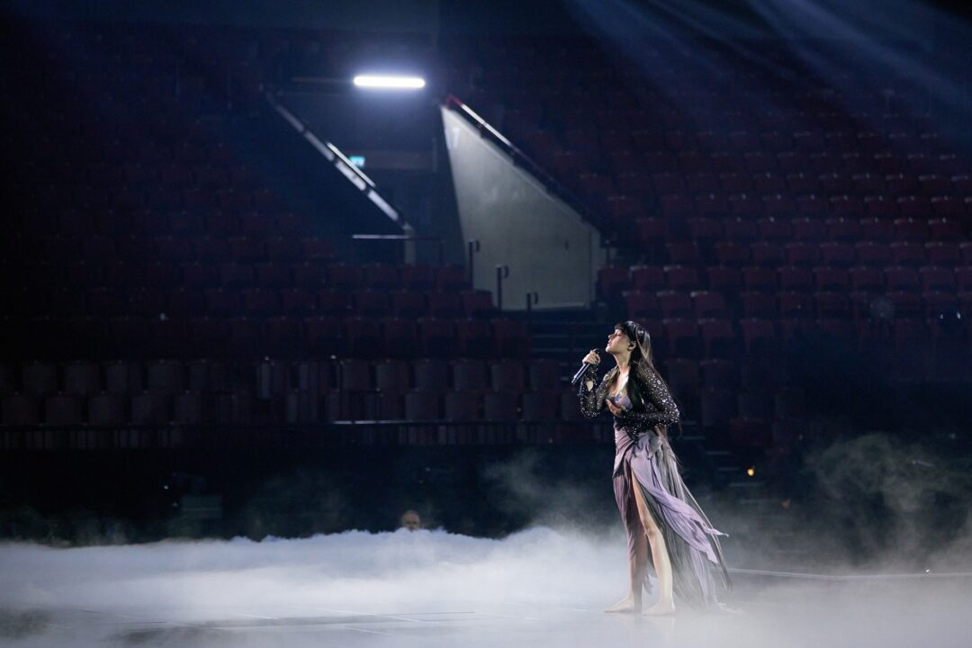 Segundo ensayo Teya Dora deSerbia. Foto: Alma Bengtsson/UER