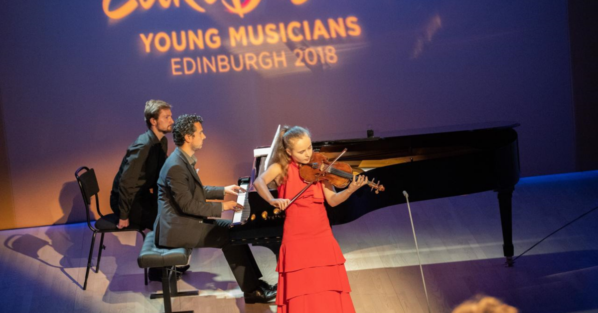 Sara Valencia, en el Festival de Eurovisión de Jóvenes Músicos 2018 | Aly Wight - Edinburgh International Festival