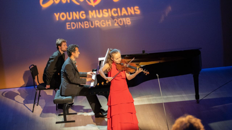Sara Valencia, en el Festival de Eurovisión de Jóvenes Músicos 2018 | Aly Wight - Edinburgh International Festival
