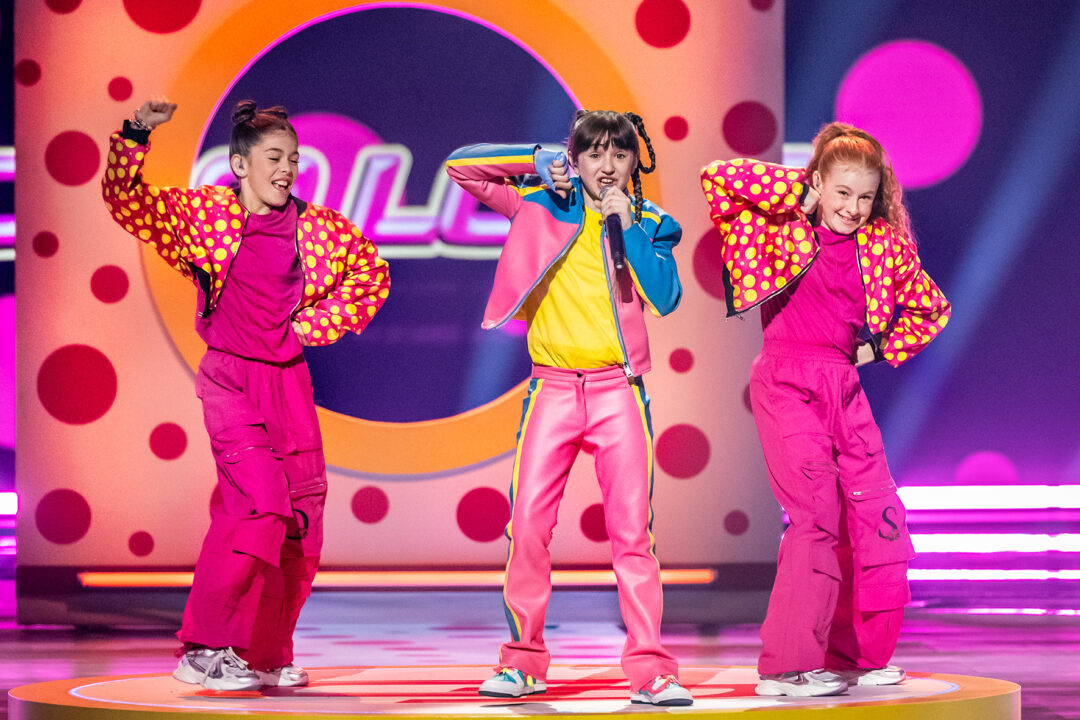 Chloe DelaRosa (España) en su segundo ensayo individual en Eurovisión Junior 2024 | Imagen: Raúl T. Navas - RTVE