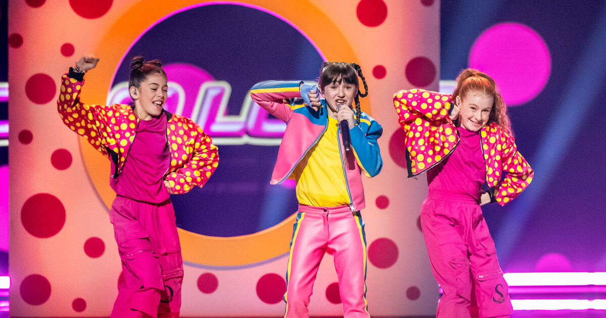 Chloe DelaRosa (España) en su segundo ensayo individual en Eurovisión Junior 2024 | Imagen: Raúl T. Navas - RTVE
