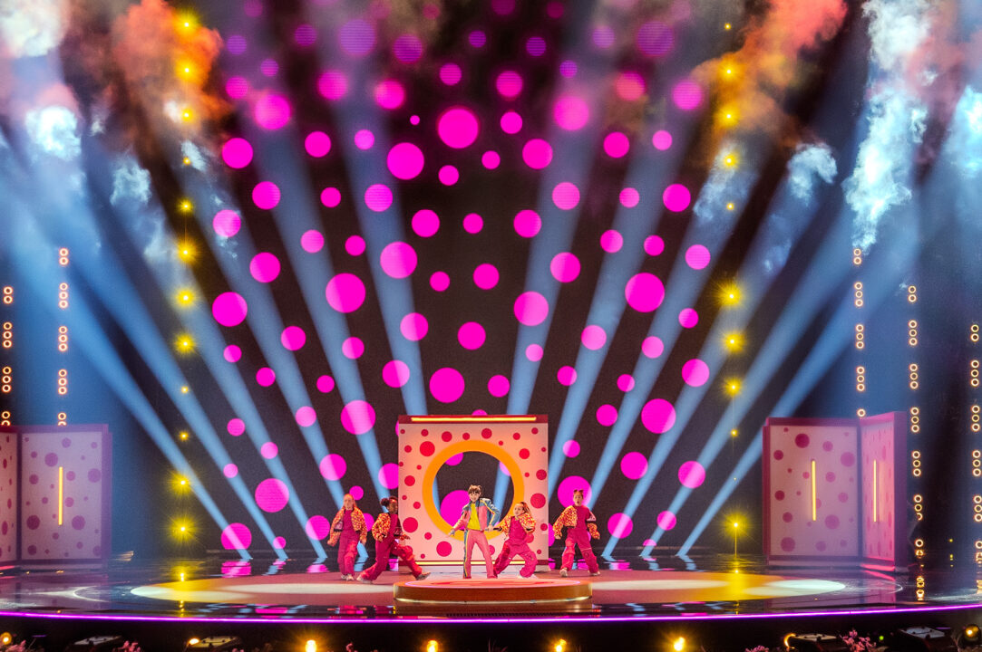 Chloe DelaRosa (España) en su segundo ensayo individual en Eurovisión Junior 2024 | Imagen: Raúl T. Navas - RTVE