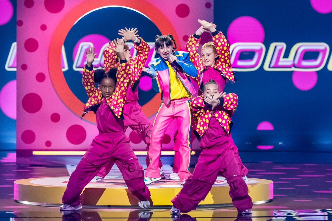 Chloe DelaRosa (España) en su segundo ensayo individual en Eurovisión Junior 2024 | Imagen: Raúl T. Navas - RTVE