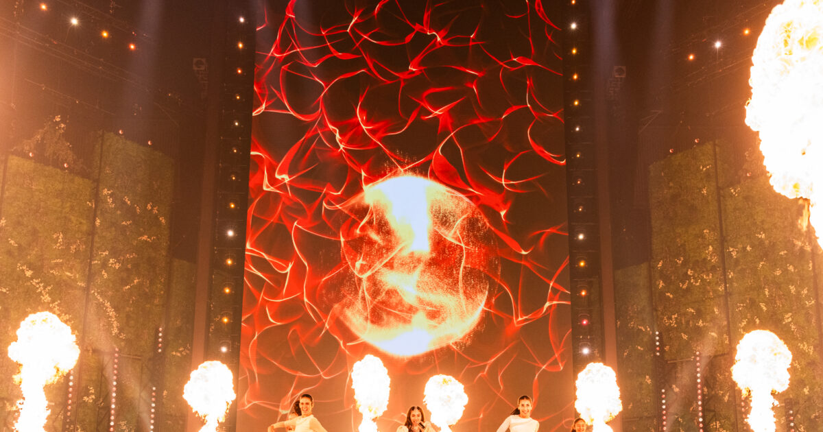 Maria Pissarides (Chipre) en su primer ensayo individual en Eurovisión Junior 2024 | Imagen: Corinne Cumming - EBU