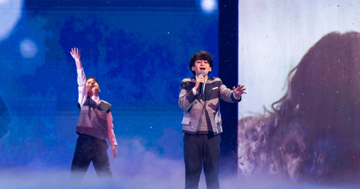 Andria Putkaradze (Georgia) en Eurovisión Junior 2024 | Imagen: Corinne Cumming - EBU