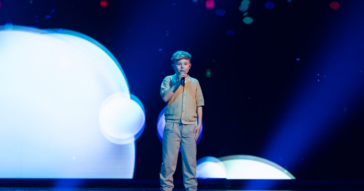 Bjarne (Alemania) en Eurovisión Junior 2024 | Imagen: Corinne Cumming - EBU