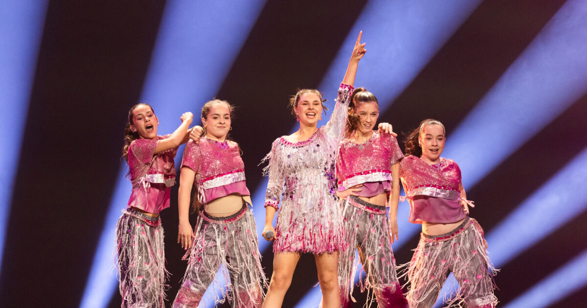 Enya Cox Dempsey (Irlanda) en Eurovisión Junior 2024 | Imagen: Corinne Cumming - EBU