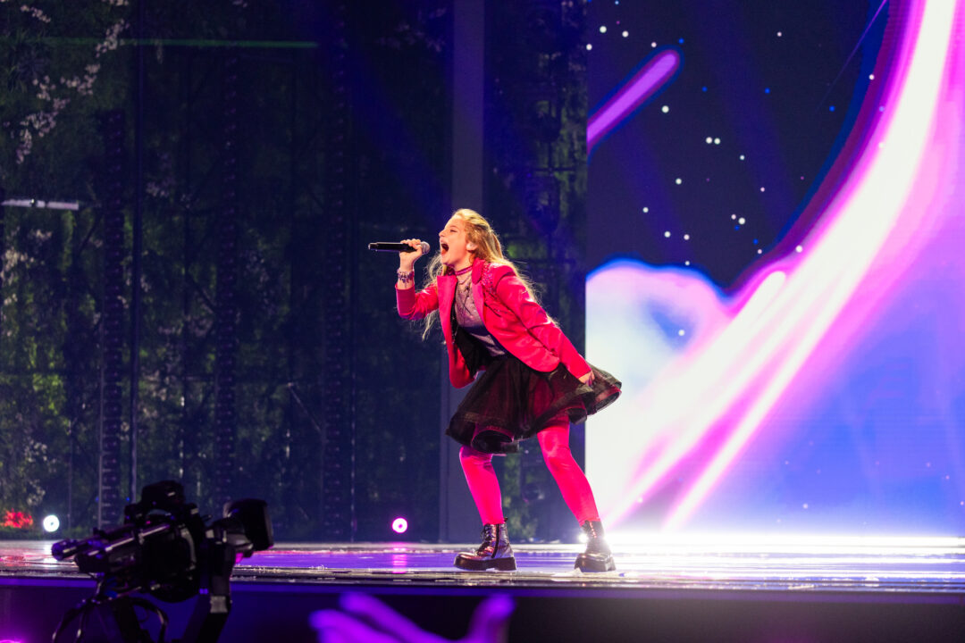 Ana & Aleksej (Macedonia del Norte) en su primer ensayo individual en Eurovisión Junior 2024 | Imagen: Corinne Cumming - EBU