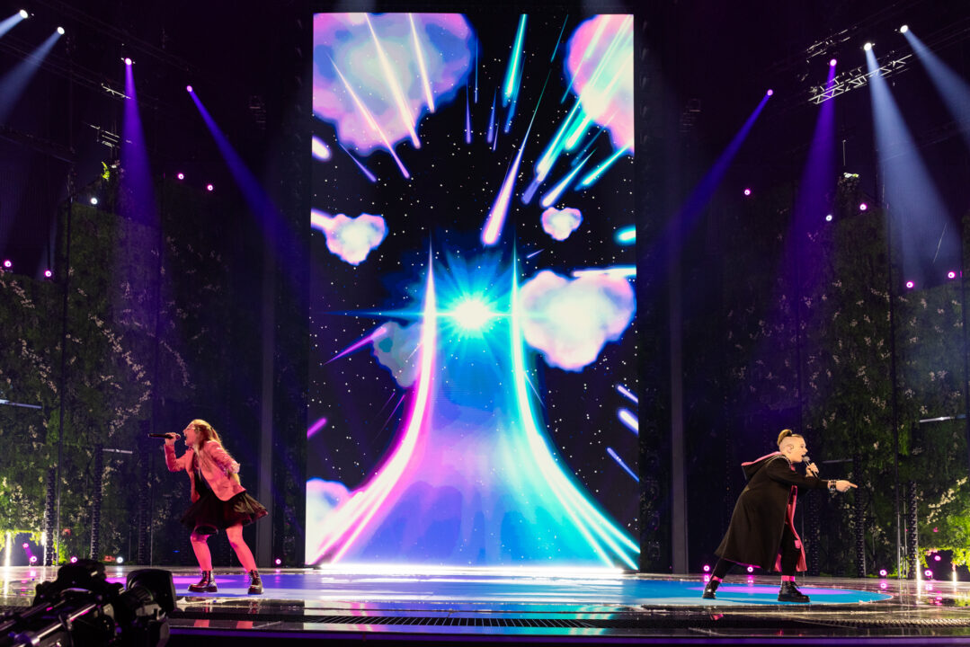 Ana & Aleksej (Macedonia del Norte) en su primer ensayo individual en Eurovisión Junior 2024 | Imagen: Corinne Cumming - EBU