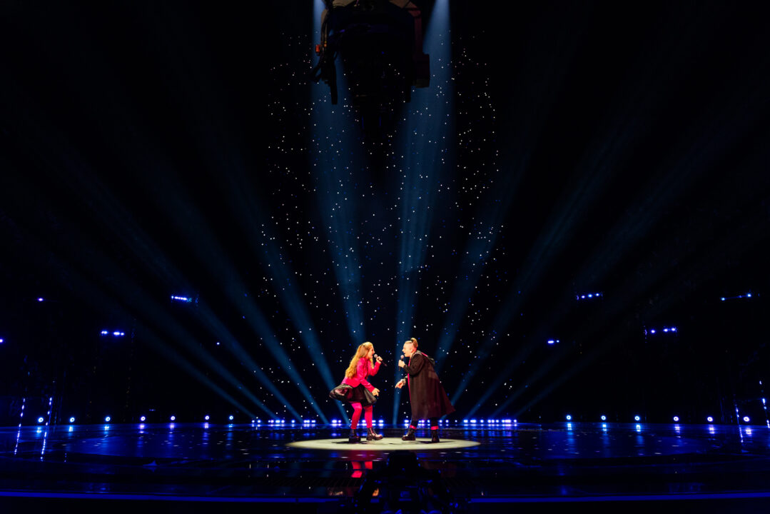 Ana & Aleksej (Macedonia del Norte) en su primer ensayo individual en Eurovisión Junior 2024 | Imagen: Corinne Cumming - EBU