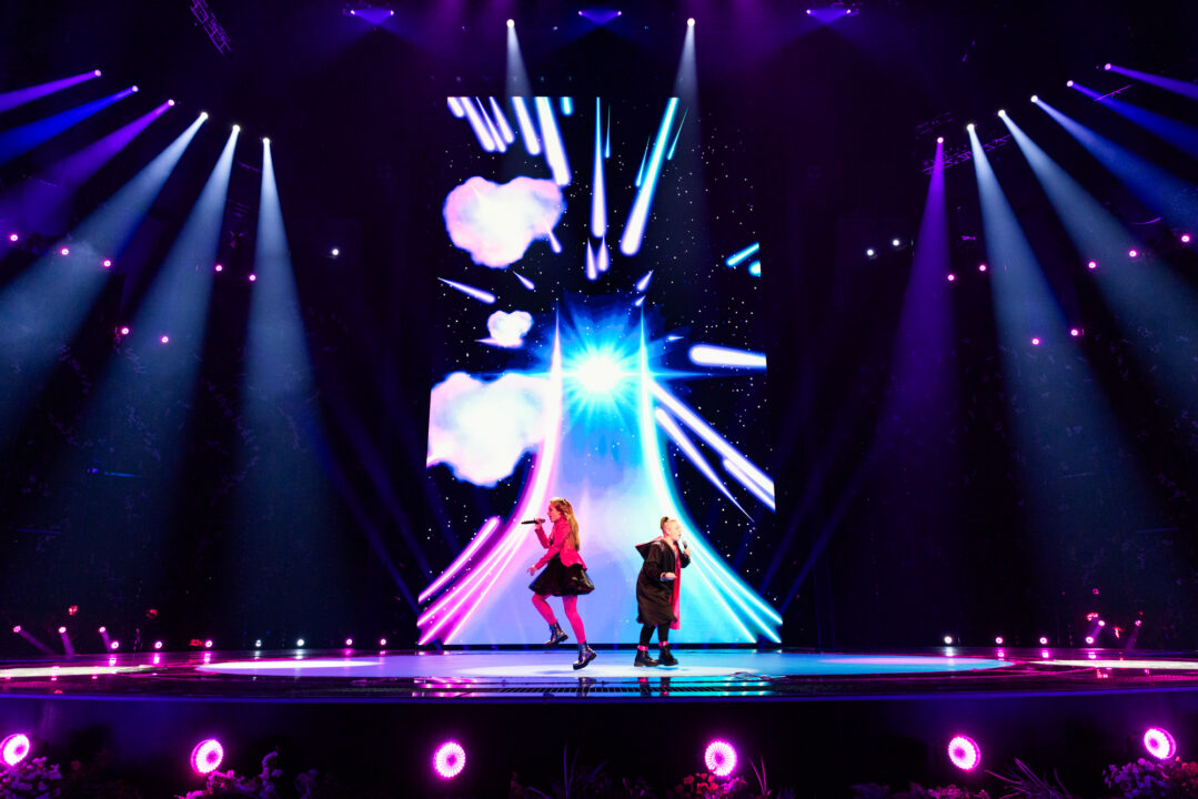 Ana & Aleksej (Macedonia del Norte) en su primer ensayo individual en Eurovisión Junior 2024 | Imagen: Corinne Cumming - EBU