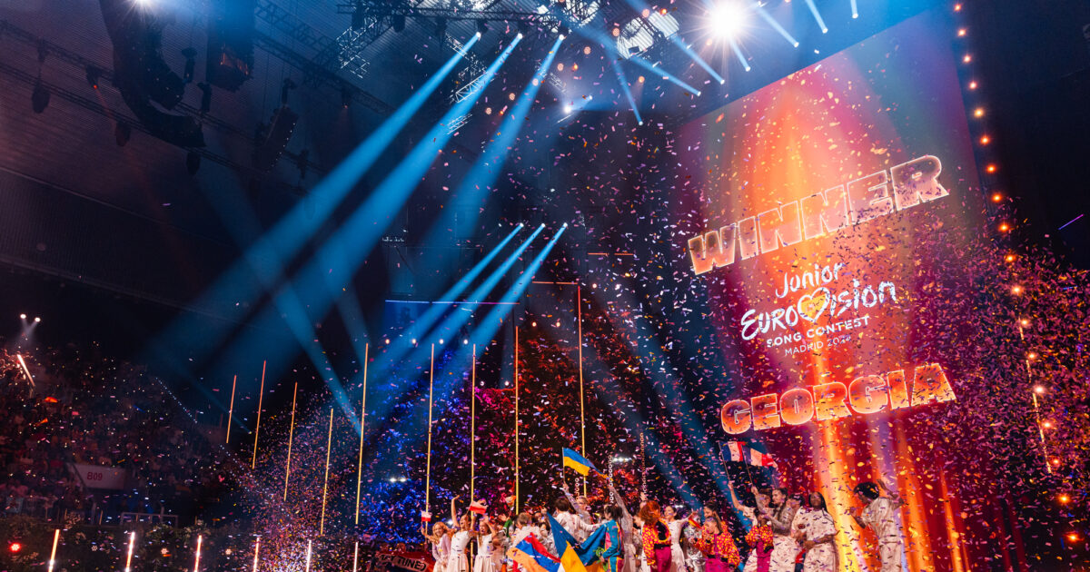 Victoria de Andria Putkaradze (Georgia) en Eurovisión Junior 2024 | Imagen: Corinne Cumming - EBU