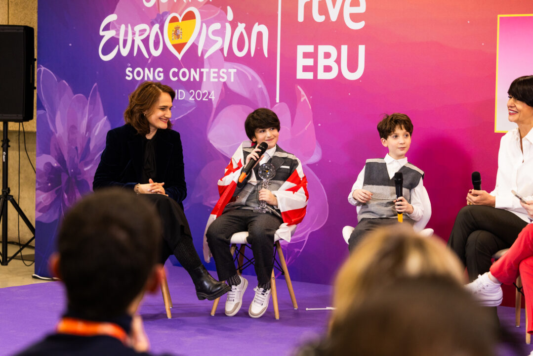 Rueda de prensa de Andria Putkaradze tras su victoria en Eurovisión Junior 2024 | Imagen: Corinne Cumming - EBU