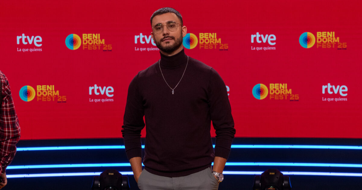 David Afonso en la presentación de los 16 elegidos del Benidorm Fest 2025 | Iván Trejo