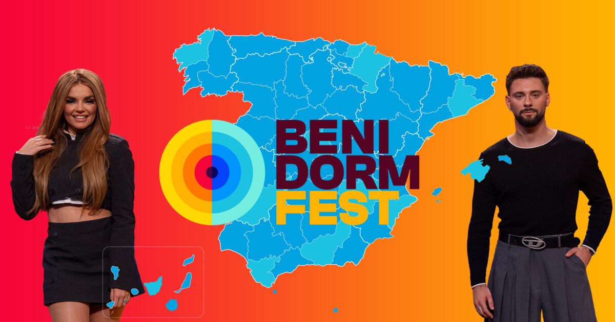 ¿De qué provincias son los artistas del Benidorm Fest?