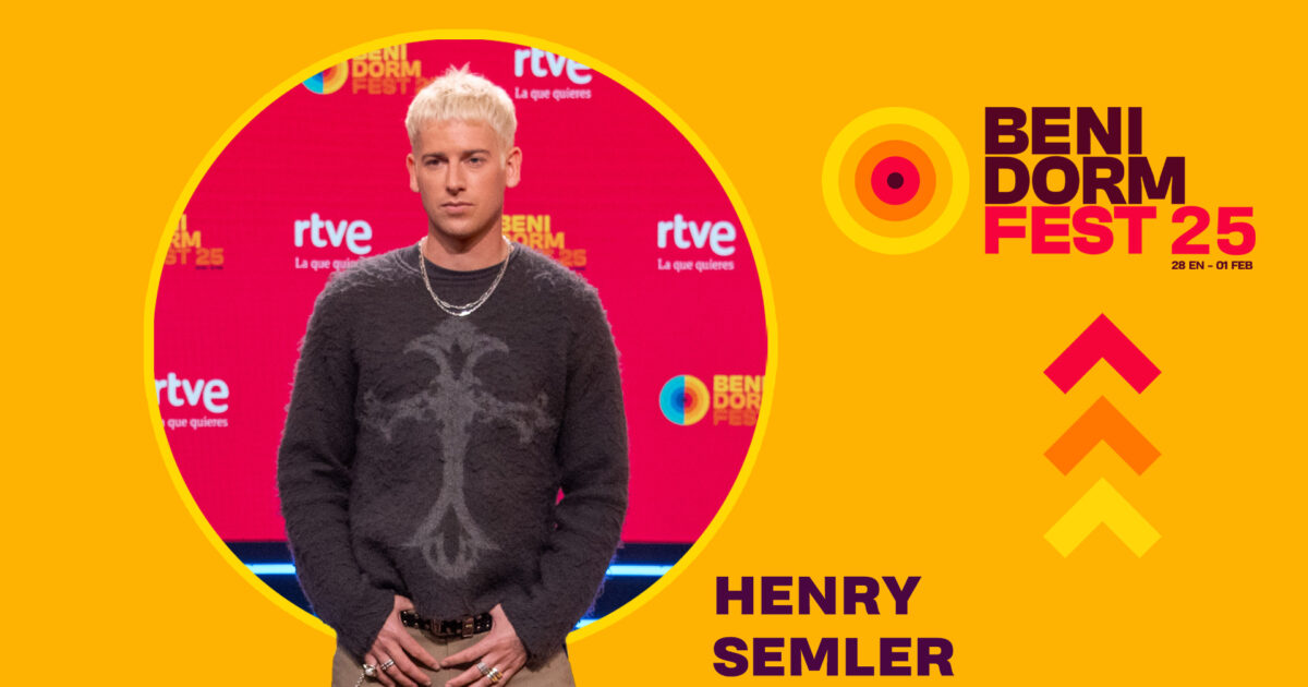Así suena «No lo ves», la canción de Henry Semler para el Benidorm Fest 2025