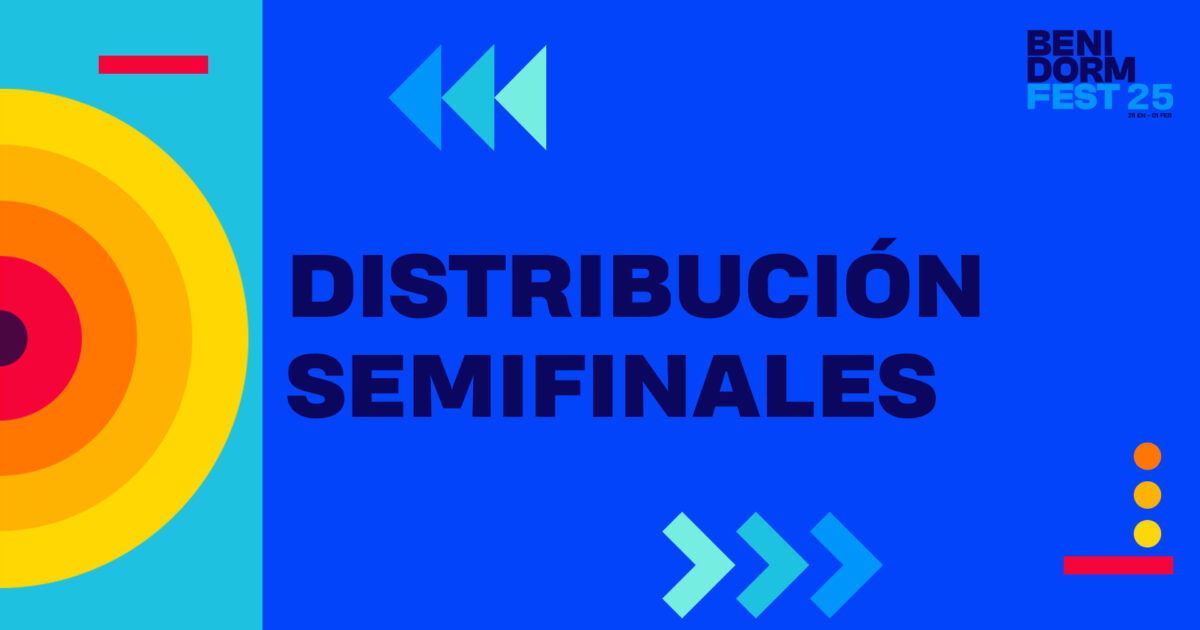 Presentada la distribución de semifinales del Benidorm Fest 2025
