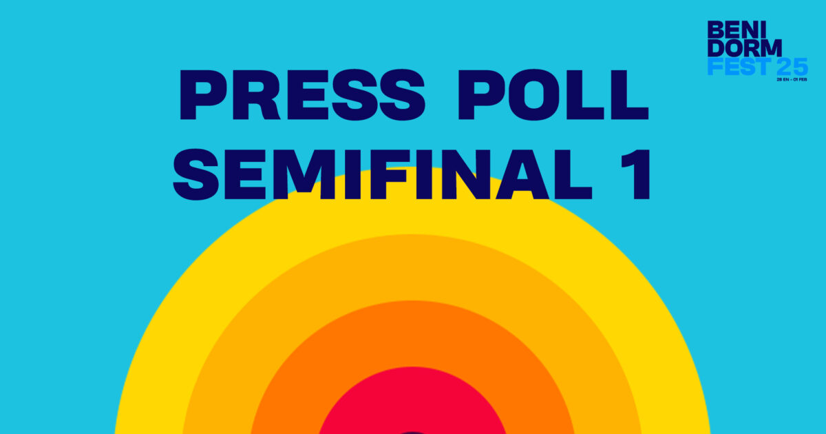 Los resultados de la Press Poll de los ensayos del Benidorm Fest 2025 se desvelarán a las 20:00 CET