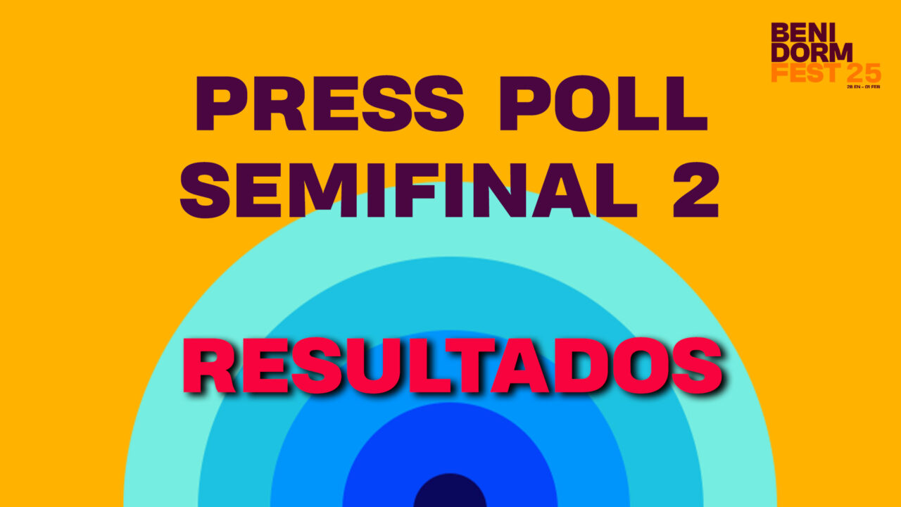 Resultado de la Press Poll: segunda semifinal del Benidorm Fest 2025
