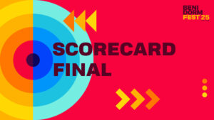 ¡Diviértete jugando a ser jurado del Benidorm Fest 2025 con nuestra scorecard de la final!