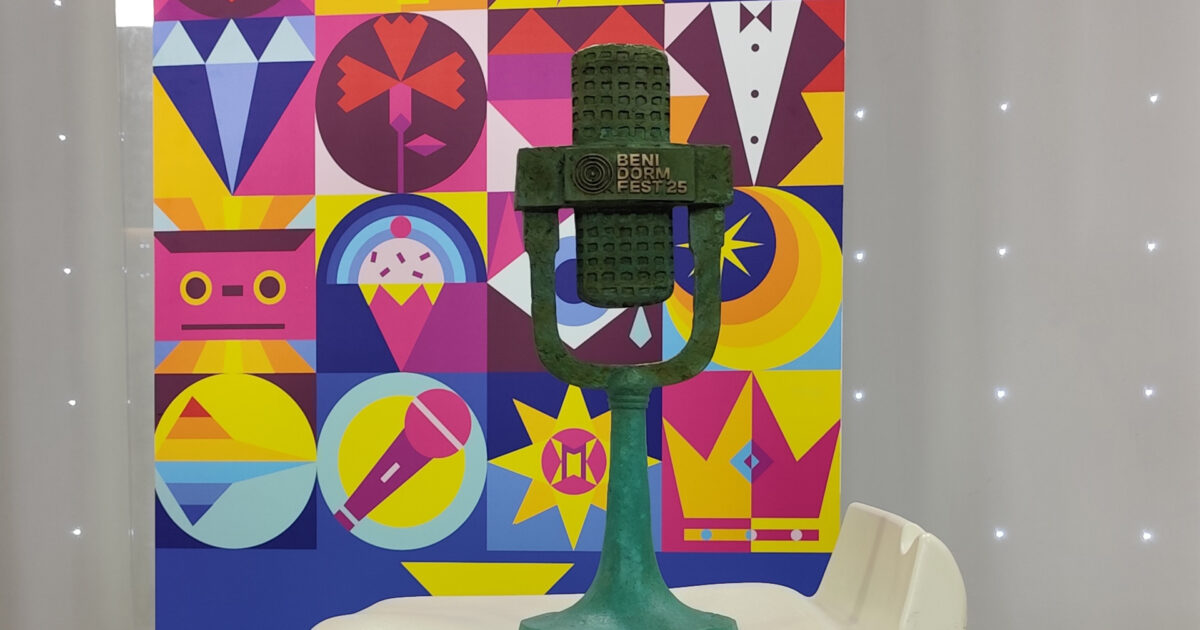 Así será el trofeo del Benidorm Fest 2025