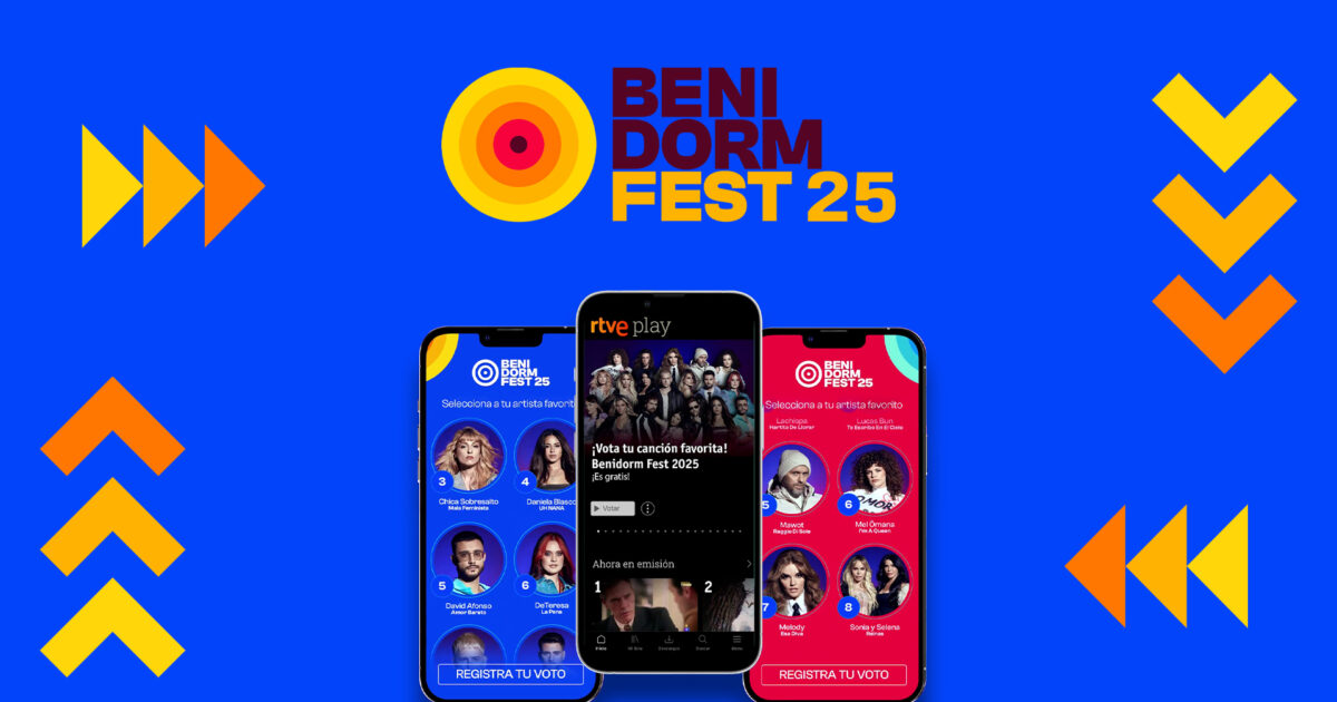 RTVE ha contabilizado 223.094 votos en la aplicación de RTVE Play durante la gran final del Benidorm Fest 2025
