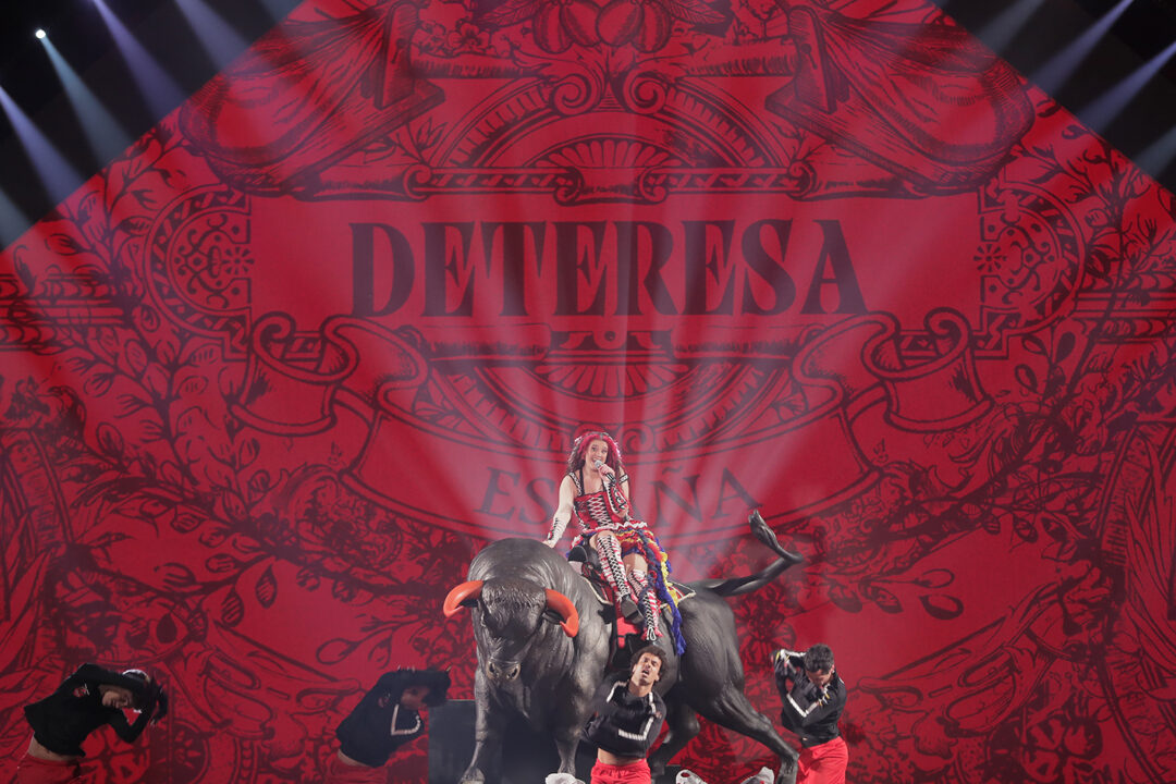 DeTeresa en la segunda semifinal del Benidorm Fest 2025, Palau d’Esports l’Illa de Benidorm | Foto: RTVE