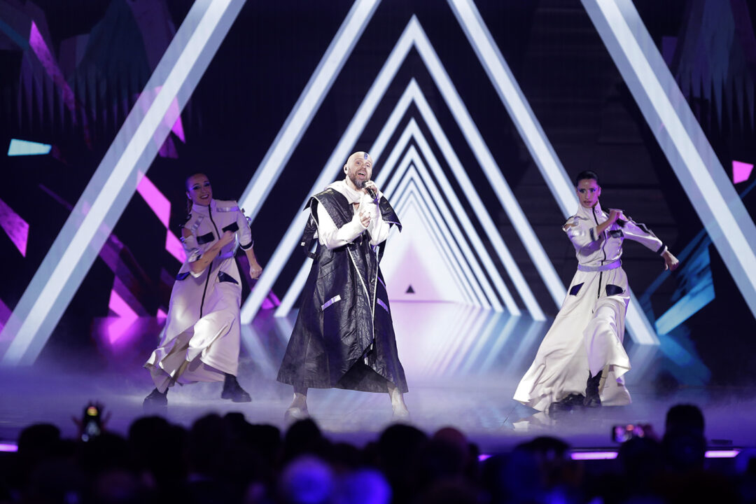 Mawot en la segunda semifinal del Benidorm Fest 2025, Palau d’Esports l’Illa de Benidorm | Foto: RTVE