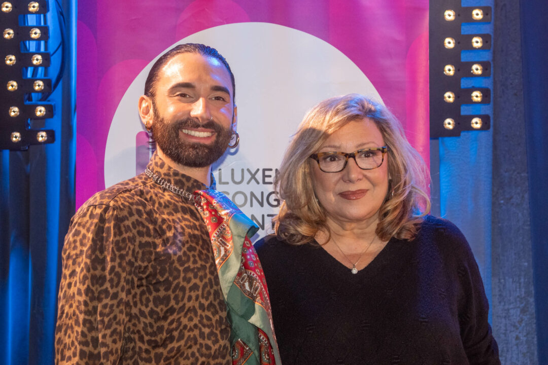 Rueda de prensa con Conchita Wurst y Marie Myriam en el Luxembourg Song Contest 2025 | Imagen: Iván Trejo