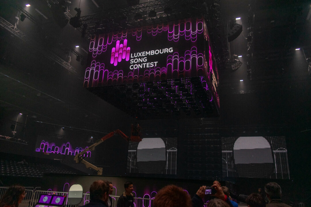 Escenario del Luxembourg Song Contest 2025 | Imagen: Iván Trejo