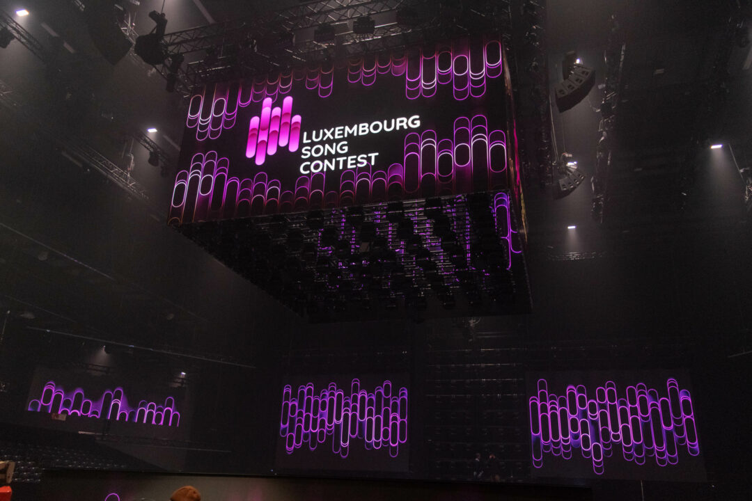 Escenario del Luxembourg Song Contest 2025 | Imagen: Iván Trejo
