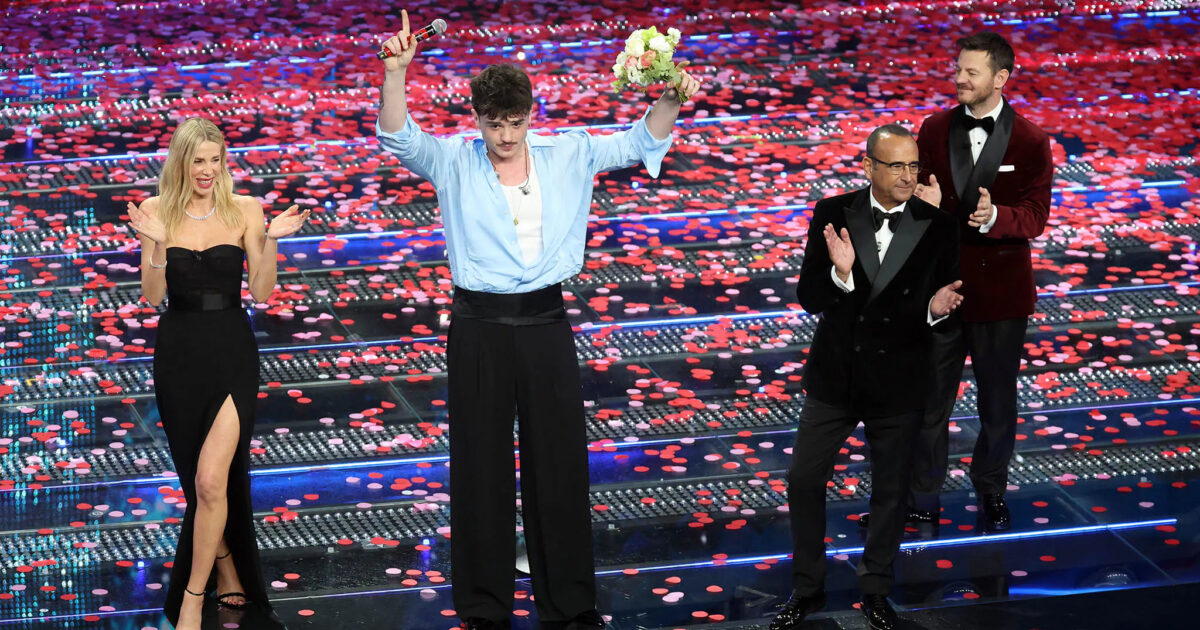 Olly, ganador del Festival de Sanremo 2025 | RAI