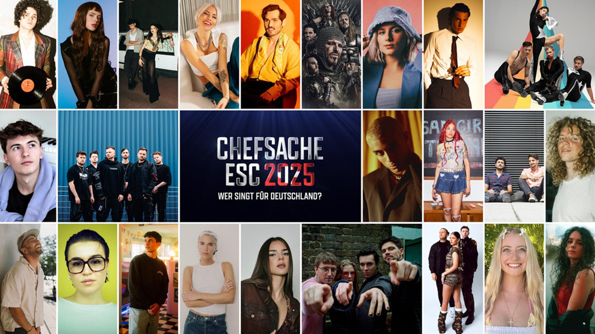 Aspirantes del Chefsache ESC 2025 | Imagen: NDR