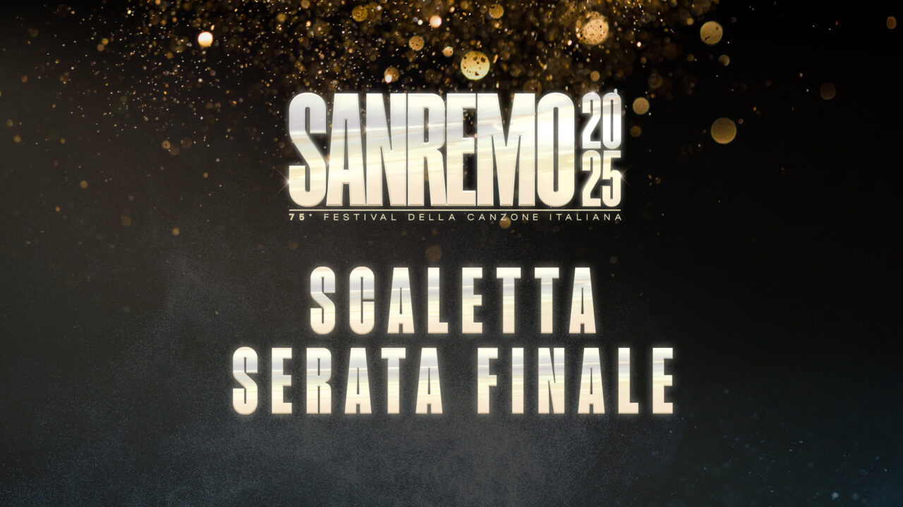 Sanremo 2025: Repasa la escaleta de la serata final del festival con todos los horarios de actuación, artistas e invitados
